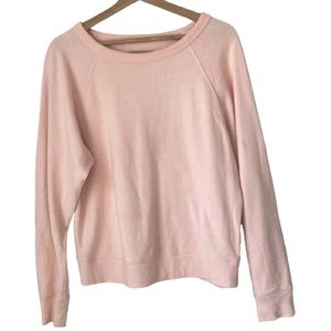 Light pink French Terry crewneck sweatshirt from Everlane